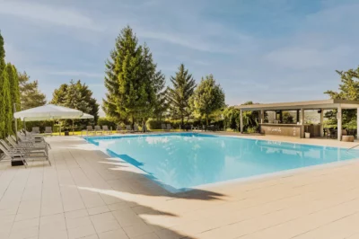 Atlantis hotel Brno - sunny day at pool