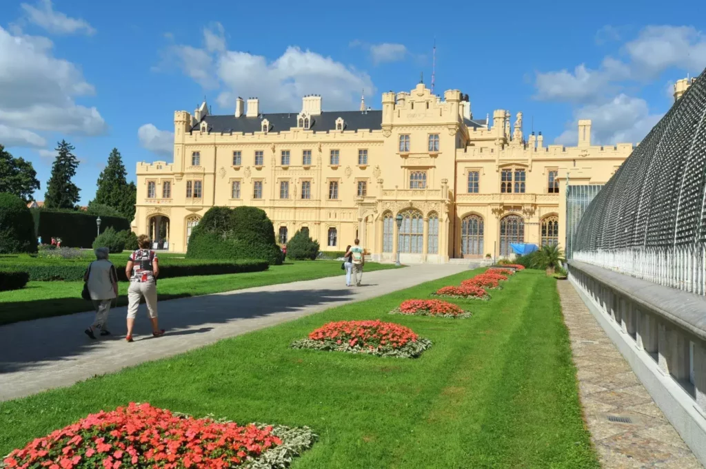 Lednice chateau - UNESCO landscape, park