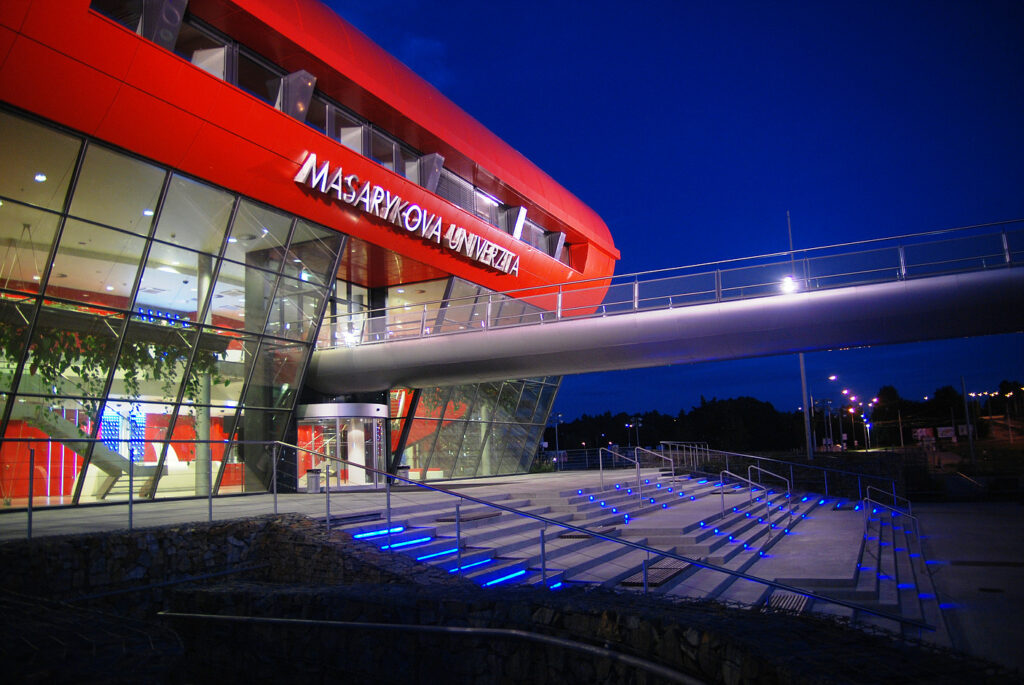 Masaryk university Brno - red building