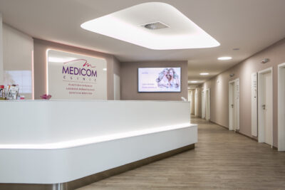 Medicom clinic Brno - reception corridor
