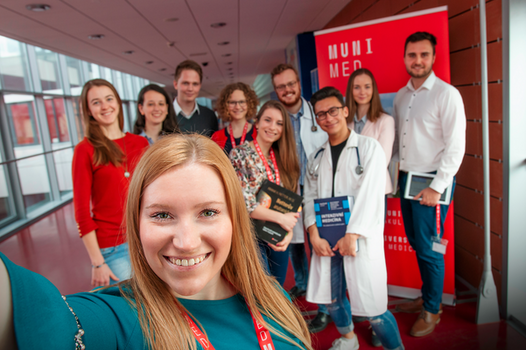 Masaryk University - group of students Brno