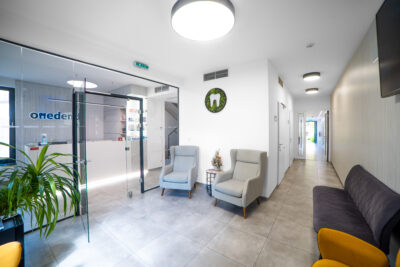 Onedent dental clinic Brno - reception and corridor